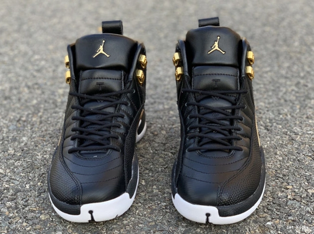 Black Retro 12 Air Metallic Gold-White 'Reptile' AO6068-007 Jordan 0520